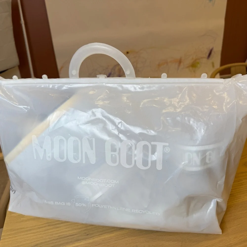 Moon Boot Women's Light Gray Winter Boots - Picture 8 of 8